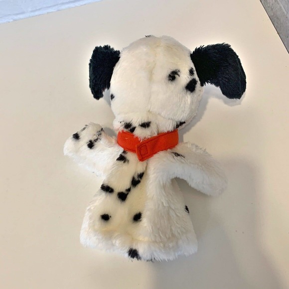 Vintage 101 Dalmatians Plush Hand Puppet Red Collar Mattel Disney 9” - Picture 4 of 7